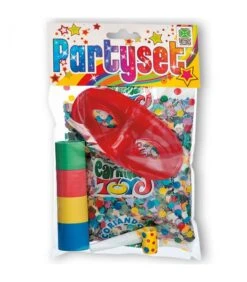 Party Set (1 Lingua, 1 Busta Coriandoli, 1 Stella, 1 Domino)