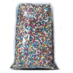 SACCO CORIANDOLI MULTICOLOR ECONOMICO KG. 10