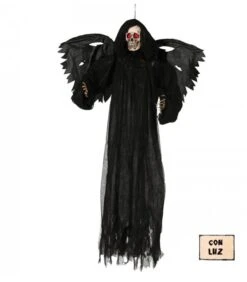 SCHELETRO CON ALI E LUCI L.CM. 165