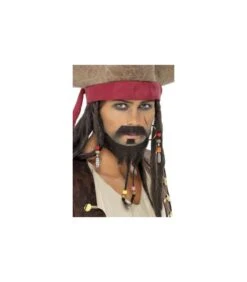 SET BARBA JACK SPARROW 3 PEZZI
