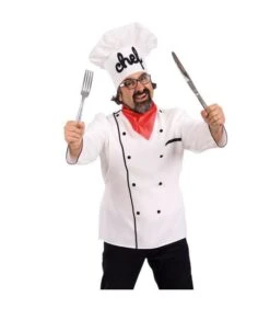 Set Cuoco (casacca, Cappello E Fazzoletto) T.U. (M-L-XL)