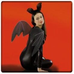 SET PIPISTRELLO (CERCHIETTO E ALI H.CM.38X64)