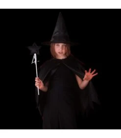 Set Streghetta Bimba (mantello, Cappello E Bacchetta)