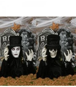 TESTA GIREVOLE CON LUCE SUONO E MOVIMENTO