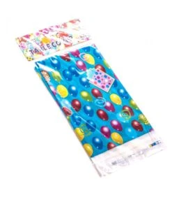 Tovaglia Buon Compleanno Azzurra Cm. 180x108 Ca.