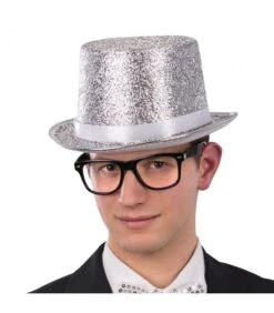 Tuba Argento In Tessuto Lurex H. Cm. 12 Ca. (TG. 58)